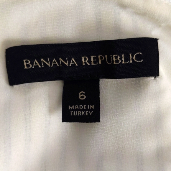 Banana Republic, white pin stripe dress, size 6 - Picture 3 of 5